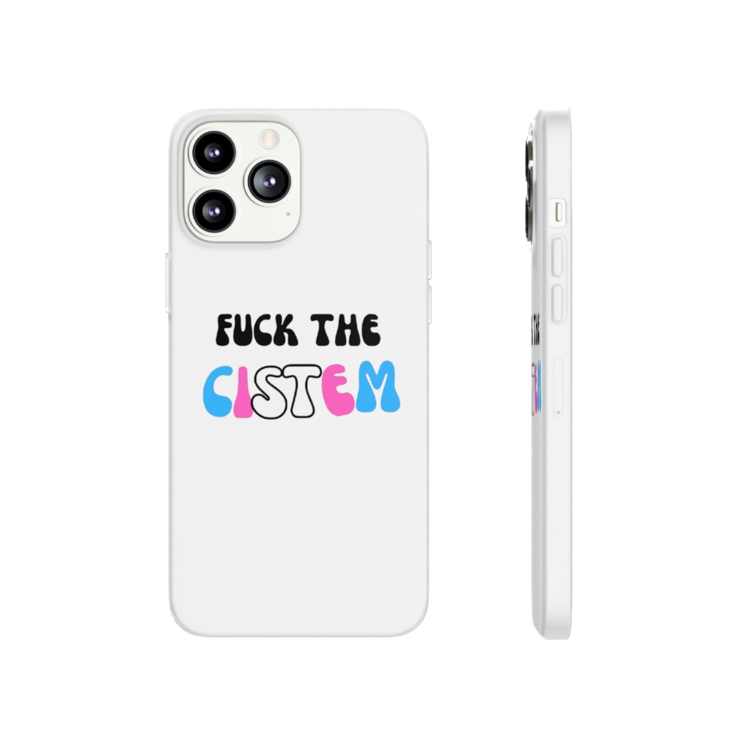 Bold Protest Flexi Case | Phone Cover for Activists, LGBTQ+ Pride, Statement Accessory, Gift for Change-Makers, Motivational Phone Case