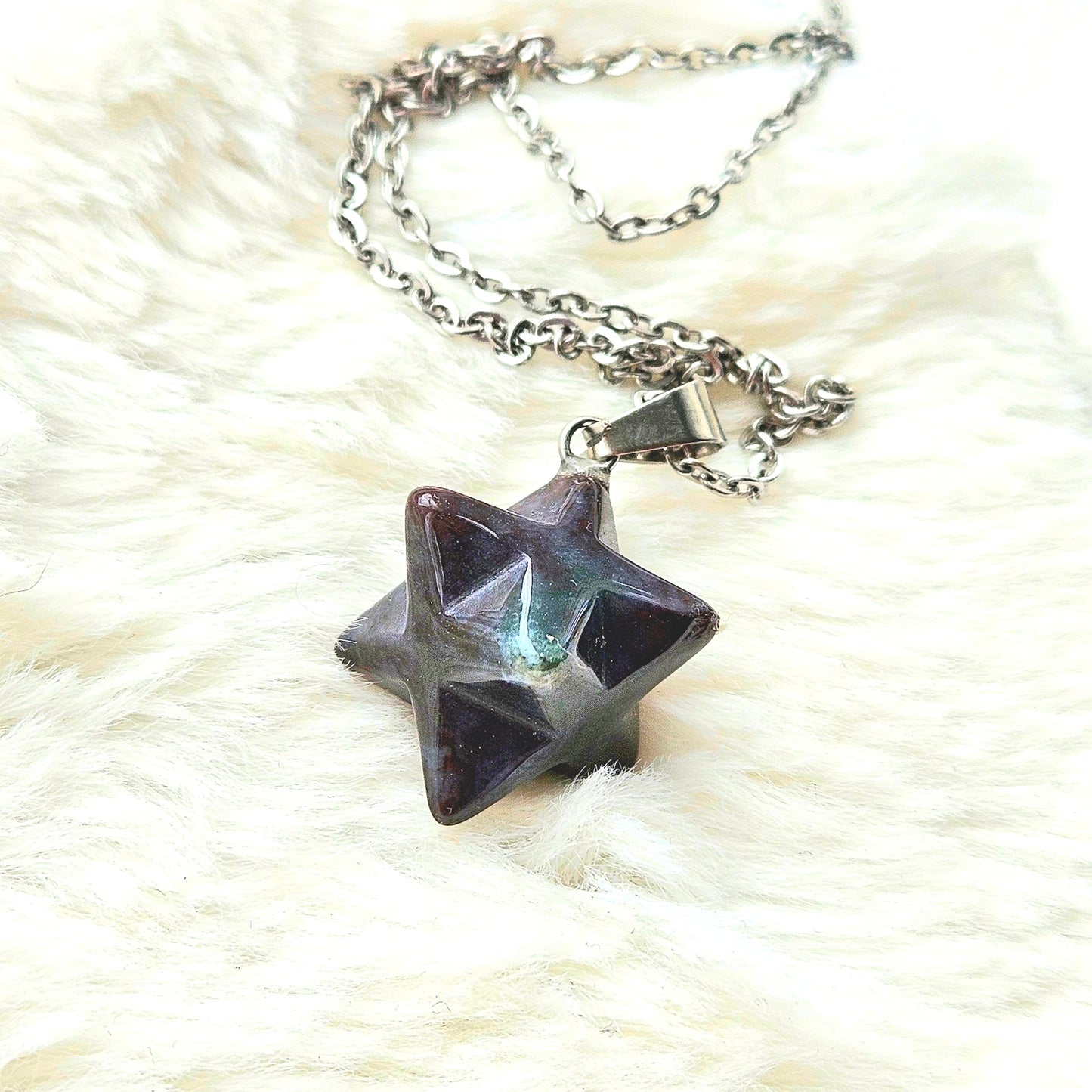 Bloodstone necklace