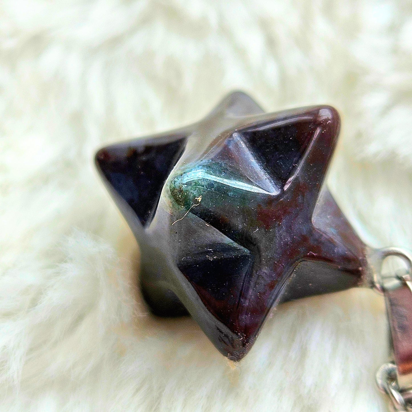 Bloodstone necklace