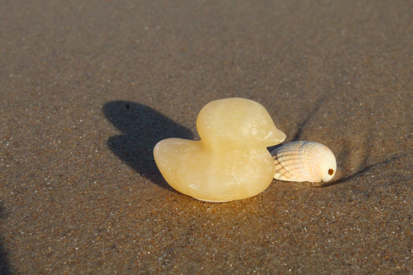 Orange Calcite Duck