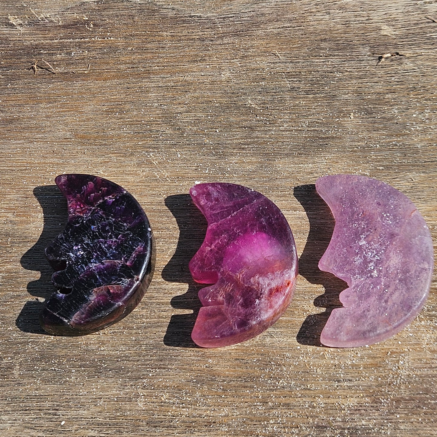 Fluorite Moon Face