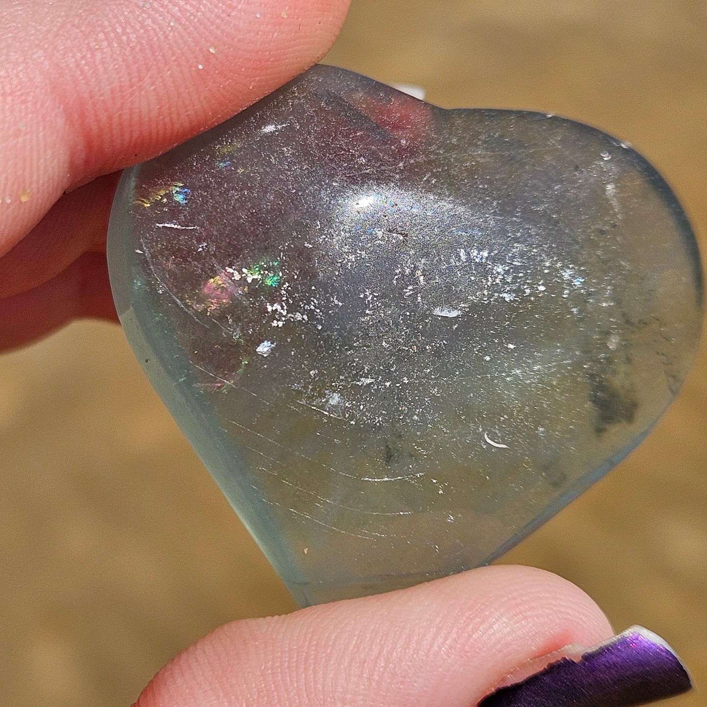 Fluorite Heart